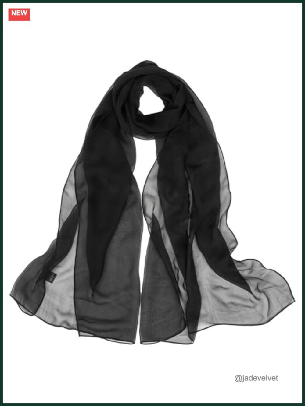 Women Lightweight Chiffon Scarf Solid Color Long Wrap Shawl All Season